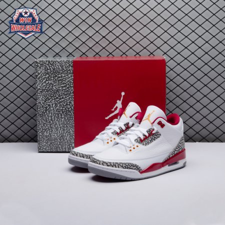 Jordan 3 Retro Cardinal Red CT8532-126 Unisex