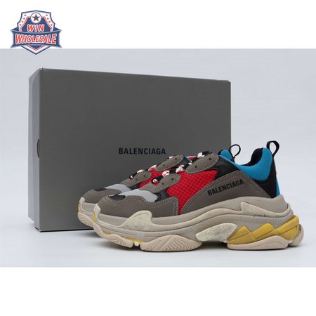Balenciaga Triple S Grey Red Blue (2018 Reissue) SIZE: 35-45