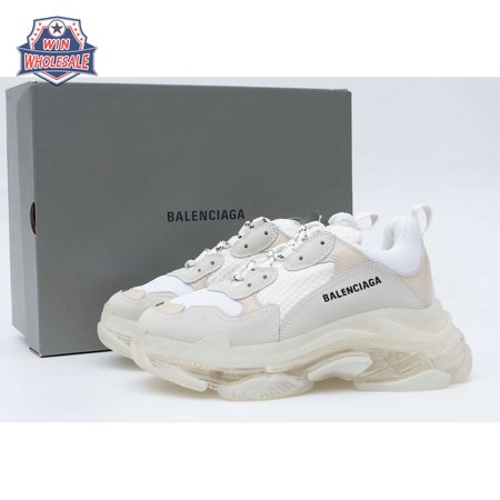Balenciaga Triple S Clear Sole White 35-45