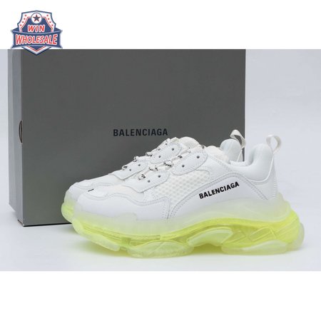 Balenciaga Triple S Clear Sole White Fluo Yellow 35-45