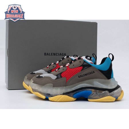 Balenciaga Triple S Grey Red Blue 35-45