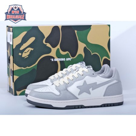 Bape Sk8 Sta Grey White 40-45