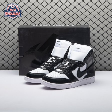 Nike Dunk High AMBUSH Black White Unisex