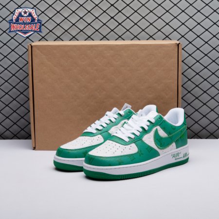 Nike Air Force 1 Low By Virgil Abloh White Green Men's