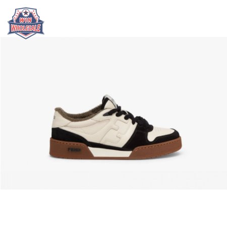 Fendidi Match Women's Black Suede Low Top Shoes 35-45