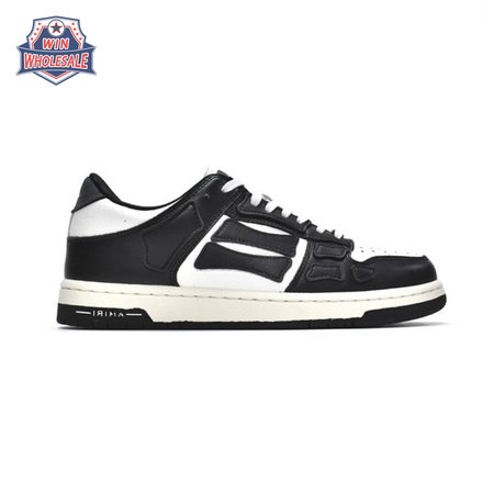 AMIRI Skel Top Low Black White 40-46