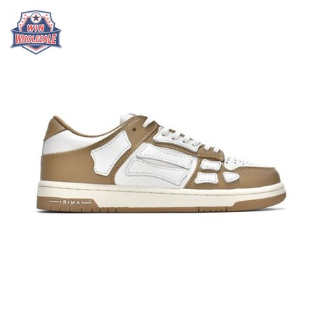 AMIRI Skel Top Low Whtie Brown 40-46