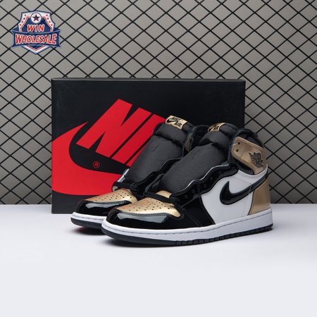 Jordan 1 Retro High NRG Patent Gold Toe Men's