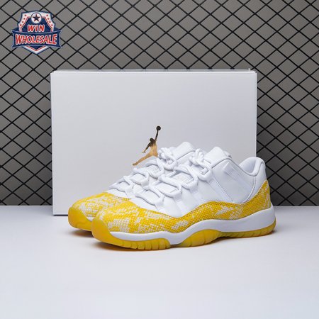 Jordan 11 Retro Low Tour Yellow Snakeskin AH7860-107 Men's