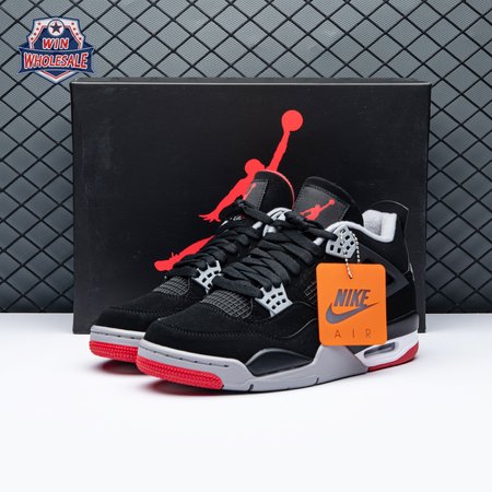 Air Jordan 4 Retro OG Bred 2019 Unisex