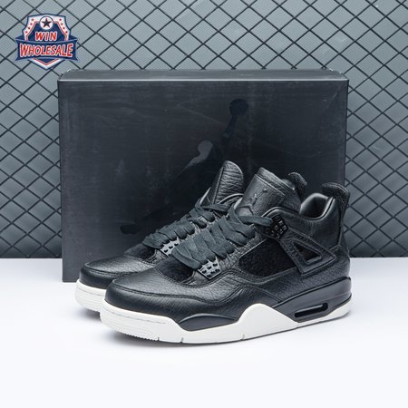 Jordan 4 Retro Pony Hair Black Men's