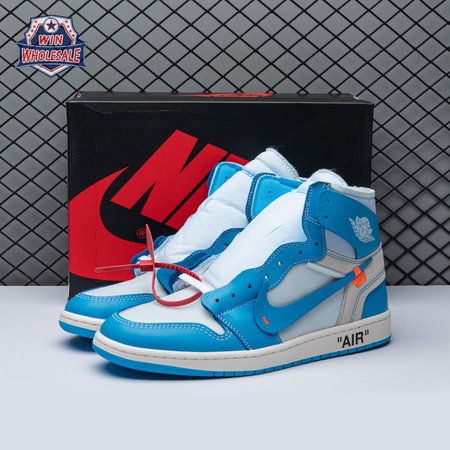 Off-White x Air Jordan 1 Retro High OG 'UNC' Unisex