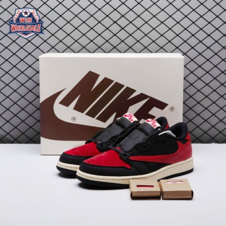 Travis Scott x Air Jordan 1 Low Bred Unisex