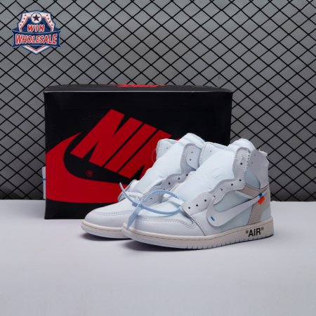 Off-White x Air Jordan 1 Retro High OG BG 'White' 2018 Unisex