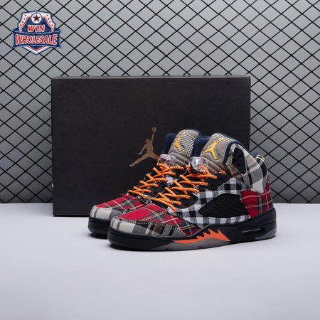 Jordan 5 Retro Plaid (GS) FD4814-008 Unisex