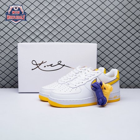 Nike Air Force 1 Low Retro QS Kobe Bryant Lakers Home FZ1151-100 Unisex