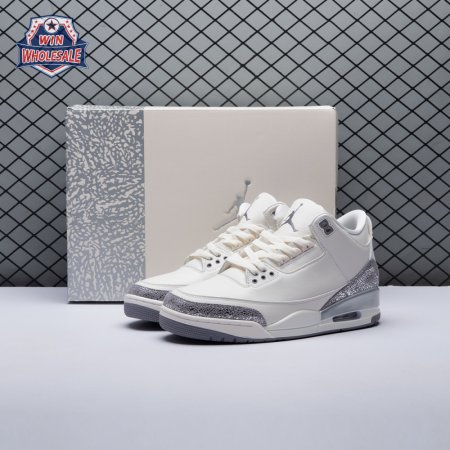 Jordan 3 Retro Sail Cement Grey CK9246-100 Unisex