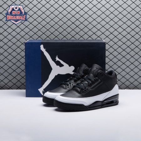 Jordan 3 x Fragment Design Black White DA3595 001 Men's