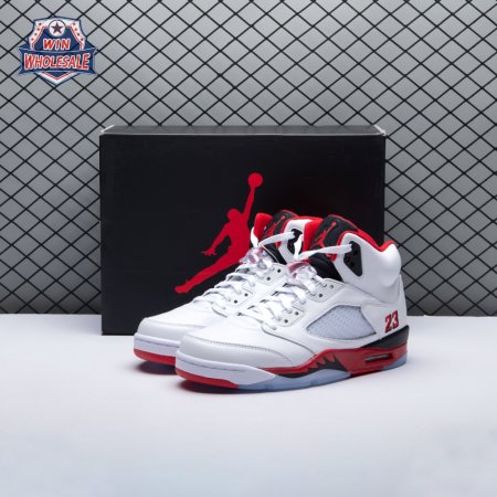 Jordan 5 Retro Fire Red Black Tongue (2025) HQ7978-101 Unisex
