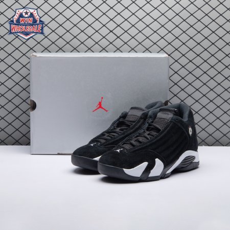 Jordan 14 Retro Black White 487471-016 Men's