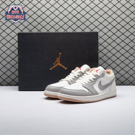 Jordan 1 Low Sail College Grey Rattan 553558-169 Unisex