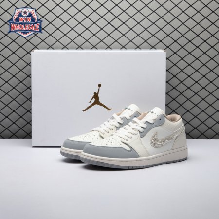 Jordan 1 Low Sail Soft Pearl IH7323-100 Unisex