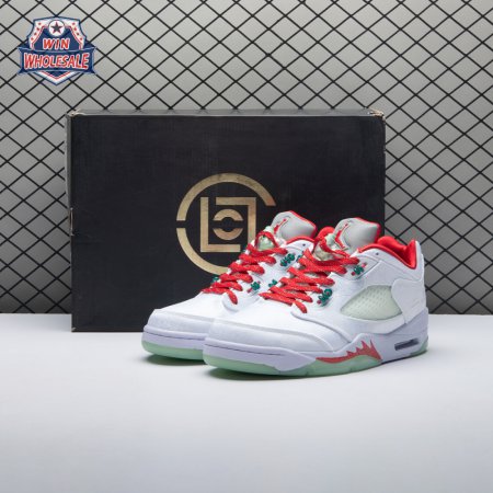 Jordan 5 Retro Low CLOT White Silk 20th Anniversary 1551183 Unisex