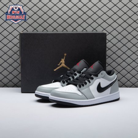 Jordan 1 Low Light Smoke Grey 553558-030 Unisex