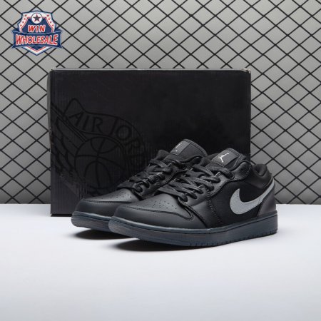 Jordan 1 Low Black White Dark Smoke Grey HV5968-001 Unisex
