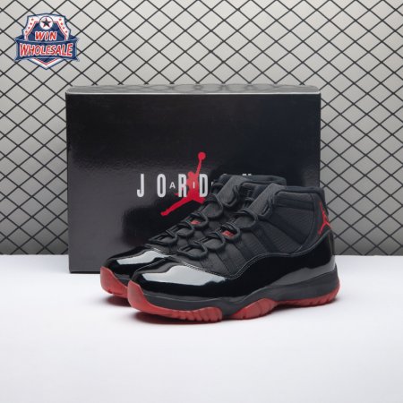 Air Jordan 11 Black Red 378037-326 Men's