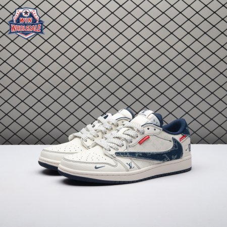 Travis Scott x VL x Jordan 1 Low CX5050-Y16 Unisex