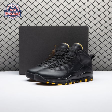Air Jordan 10 Black Yellow HJ6779-001 Men's