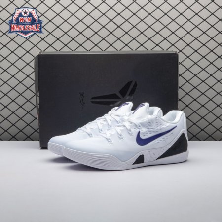 Nike Kobe 9 Elite Low EM Protro White Court Purple IH1401-100 Unisex