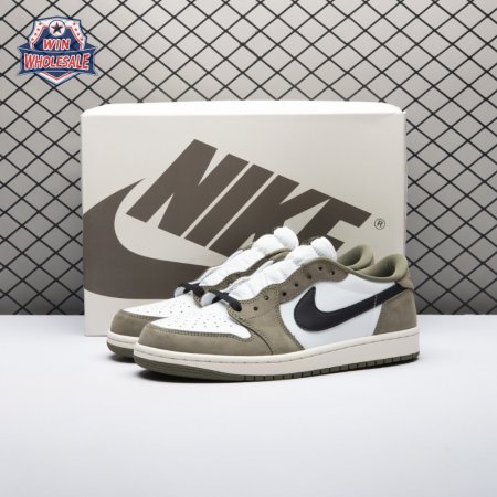 Jordan 1 Retro Low OG Medium Olive HQ6998-200 Unisex