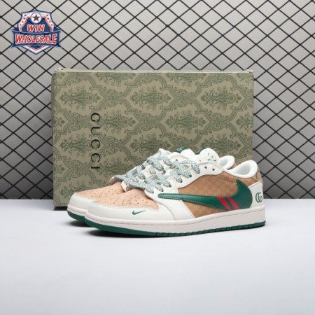 Travis Scott x Air Jordan 1 Low QW5088-206 Unisex